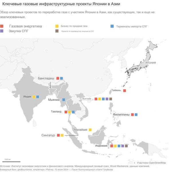 Япония создает газовые рынки в Азии для развития торговли СПГ и повышения энергетической безопасности