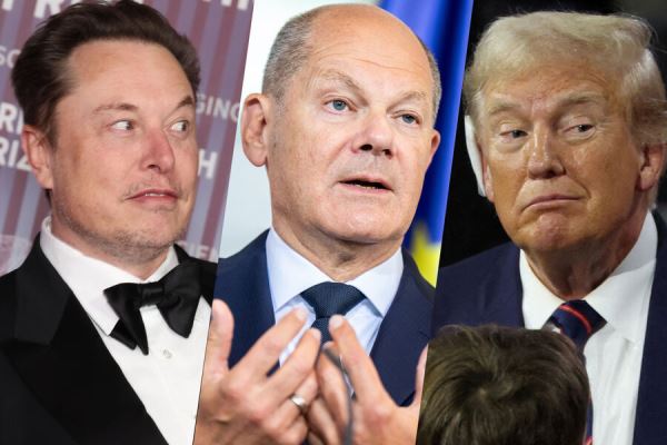 Маск обратился к Шольцу из-за комика, пожелавшего смерти ему и Трампу